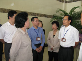 省領(lǐng)導(dǎo)、市領(lǐng)導(dǎo)來我司進(jìn)行視察、指導(dǎo)